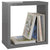 Wall Cube Shelves 6 pcs High Gloss Grey 30x15x30 cm