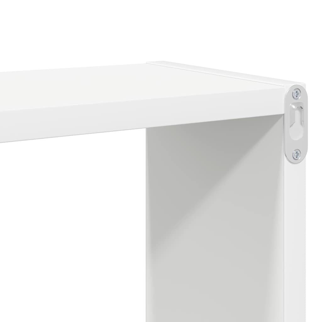 Wall Cube Shelves 6 pcs White 26x15x26 cm