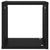 Wall Cube Shelves 4 pcs Black 26x15x26 cm