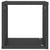Wall Cube Shelves 4 pcs Grey 26x15x26 cm
