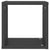 Wall Cube Shelves 6 pcs Grey 26x15x26 cm