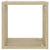 Wall Cube Shelves 6 pcs Sonoma Oak 26x15x26 cm