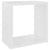 Wall Cube Shelves 6 pcs White and Sonoma Oak 26x15x26 cm