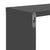 Wall Cube Shelves 6 pcs High Gloss Grey 26x15x26 cm