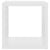 Wall Cube Shelves 4 pcs White 22x15x22 cm