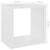 Wall Cube Shelves 4 pcs White 22x15x22 cm