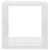 Wall Cube Shelves 4 pcs High Gloss White 22x15x22 cm