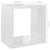 Wall Cube Shelves 4 pcs High Gloss White 22x15x22 cm
