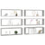 Wall Cube Shelves 6 pcs Concrete Grey 80x15x26.5 cm Engineered Wood