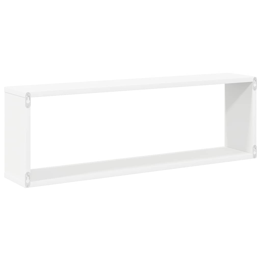 Wall Cube Shelves 6 pcs White&Sonoma Oak 80x15x26.5cm Engineered Wood