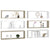 Wall Cube Shelves 6 pcs White&Sonoma Oak 80x15x26.5cm Engineered Wood