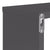 Wall Cube Shelves 6 pcs High Gloss Grey 80x15x26.5 cm Engineered Wood