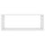 Wall Cube Shelves 2 pcs White 60x15x23 cm Engineered Wood