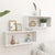 Wall Cube Shelves 2 pcs White 60x15x23 cm Engineered Wood