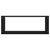 Wall Cube Shelves 4 pcs Black 60x15x23 cm Engineered Wood
