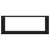 Wall Cube Shelves 6 pcs Black 60x15x23 cm Engineered Wood