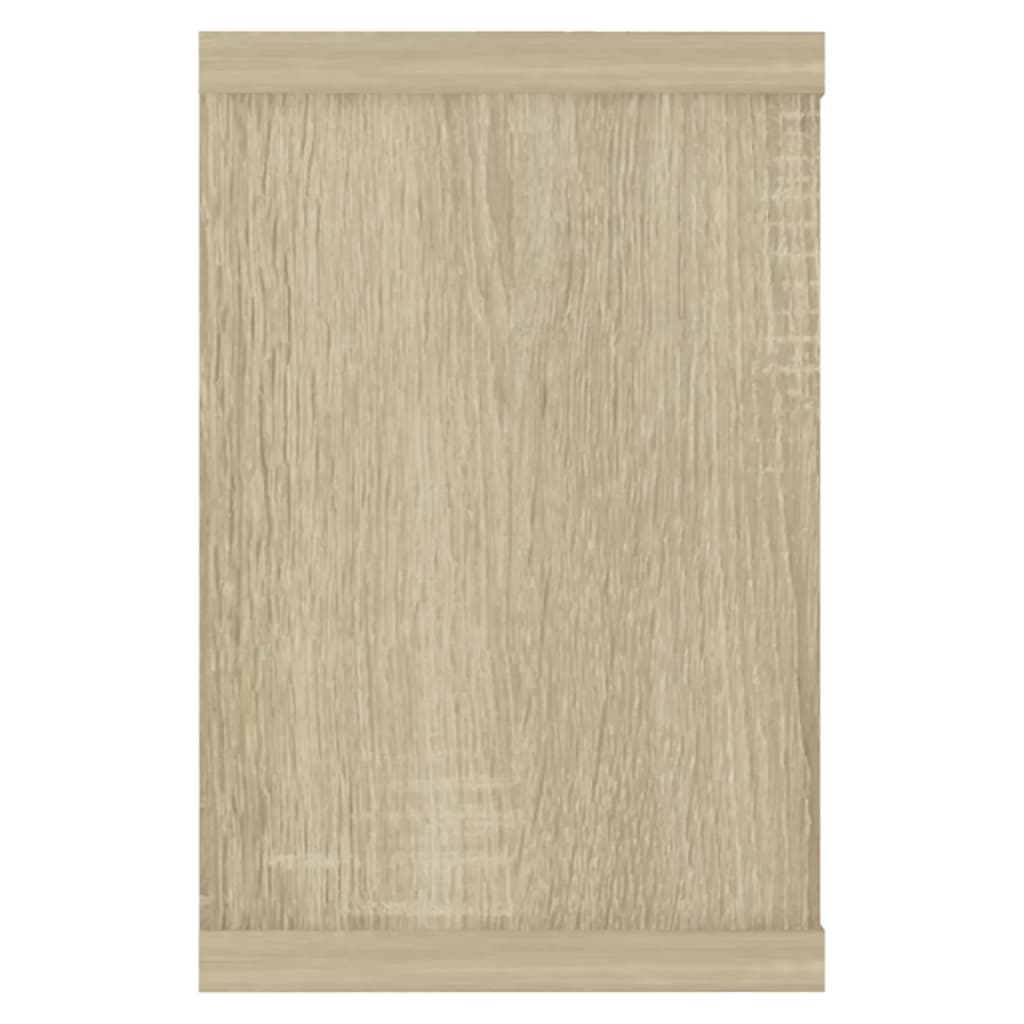 Wall Cube Shelves 6 pcs Sonoma Oak 60x15x23 cm Engineered Wood