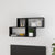 Wall Shelf Black 100x18x53 cm Engineered Wood