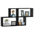 Wall Shelf High Gloss Black 100x18x53 cm Engineered Wood