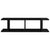 Wall Shelves 2 pcs High Gloss Black 75x18x20 cm Engineered Wood