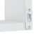 Wall Corner Shelves 2 pcs White 40x40x50 cm Engineered Wood