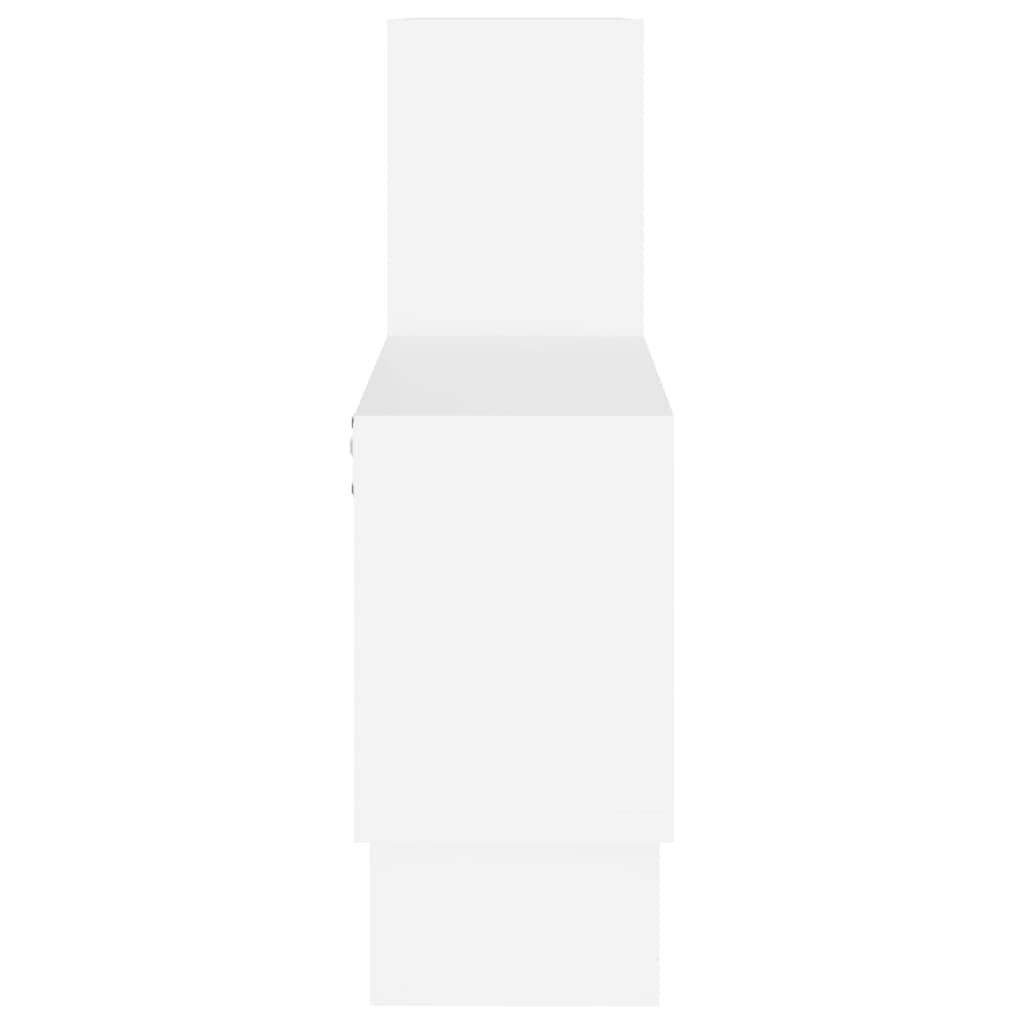 Car-shaped Wall Shelf White 82x15x51 cm Engineered Wood