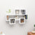 Car-shaped Wall Shelf White 82x15x51 cm Engineered Wood