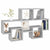 Car-shaped Wall Shelf Concrete Grey 82x15x51 cm Engineered Wood