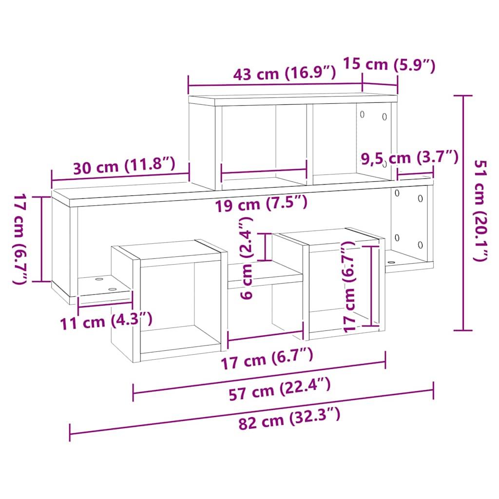 Car-shaped Wall Shelf High Gloss White 82x15x51 cm Engineered Wood