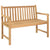 Garden Bench 114 cm Solid Teak Wood