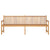 Garden Bench 228 cm Solid Teak Wood