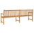 Garden Bench 228 cm Solid Teak Wood