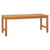 Garden Bench 114 cm Solid Teak Wood