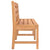 Garden Bench 180 cm Solid Teak Wood