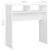 Console Table White 78x30x80 cm Engineered Wood