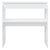 Console Table White 80x30x80 cm Engineered Wood