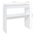 Console Table White 80x30x80 cm Engineered Wood