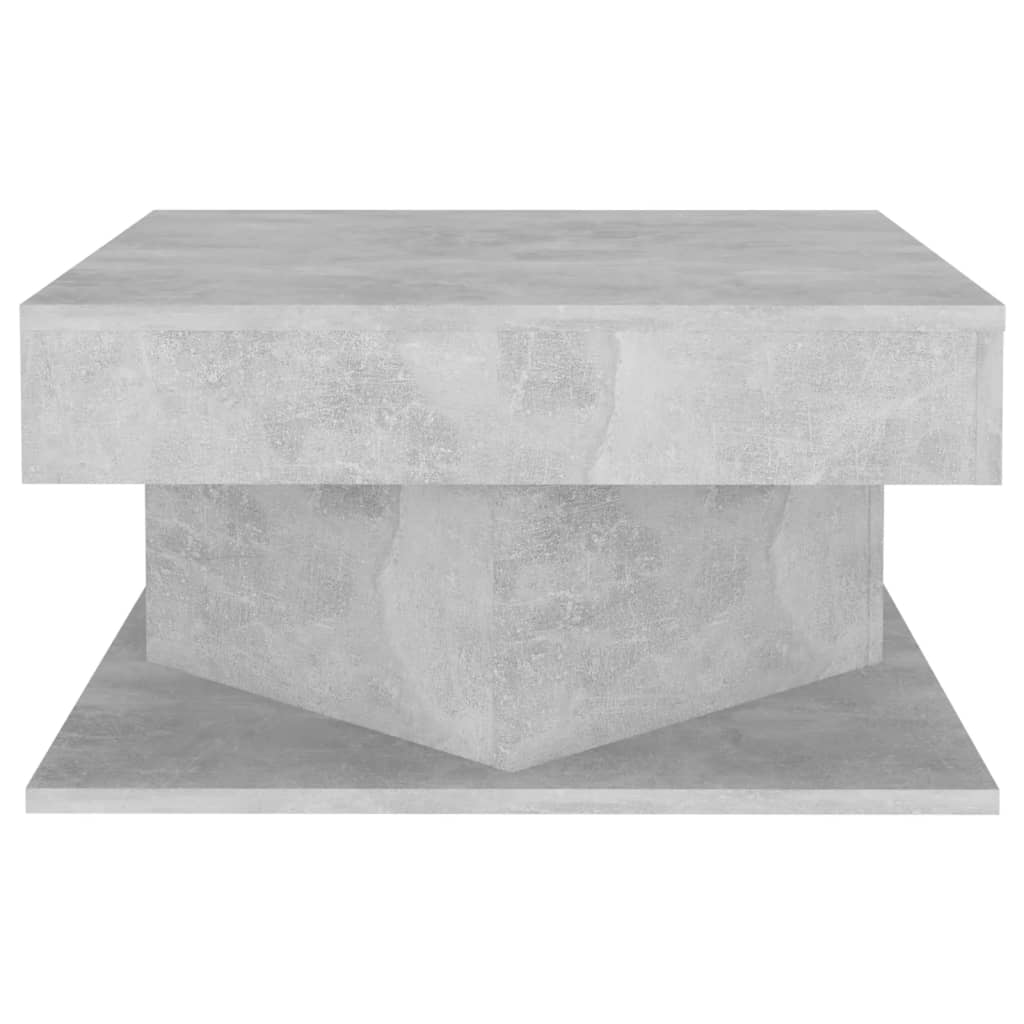 Coffee Table Concrete Grey 57x57x30 cm Engineered Wood