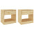 Bedside Cabinets 2 pcs 40x31x40 cm Solid Pinewood