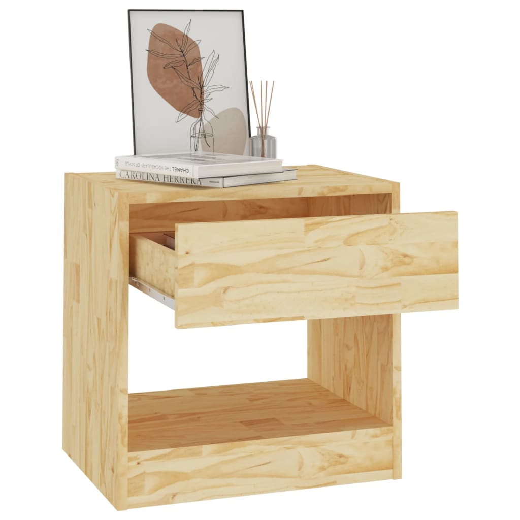 Bedside Cabinets 2 pcs 40x31x40 cm Solid Pinewood