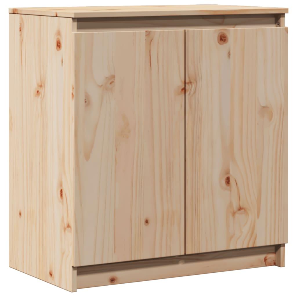 Side Cabinet 60x36x65 cm Solid Pinewood