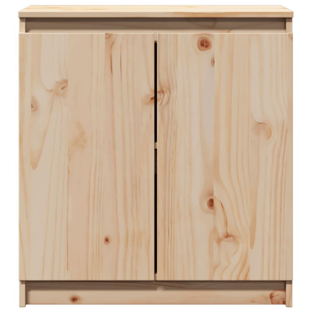 Side Cabinet 60x36x65 cm Solid Pinewood