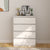 Side Cabinet White 60x36x84 cm Solid Pinewood