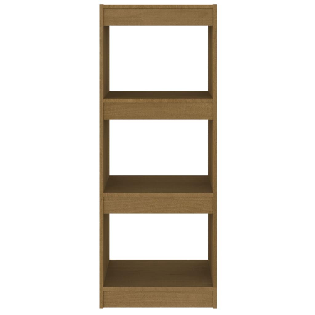 Book Cabinet/Room Divider Honey Brown 40x30x103.5 cm Pinewood