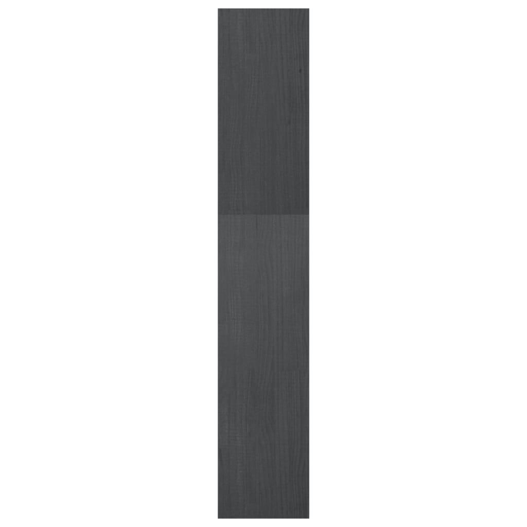 Book Cabinet/Room Divider Grey 40x30x167.5 cm Solid Pinewood