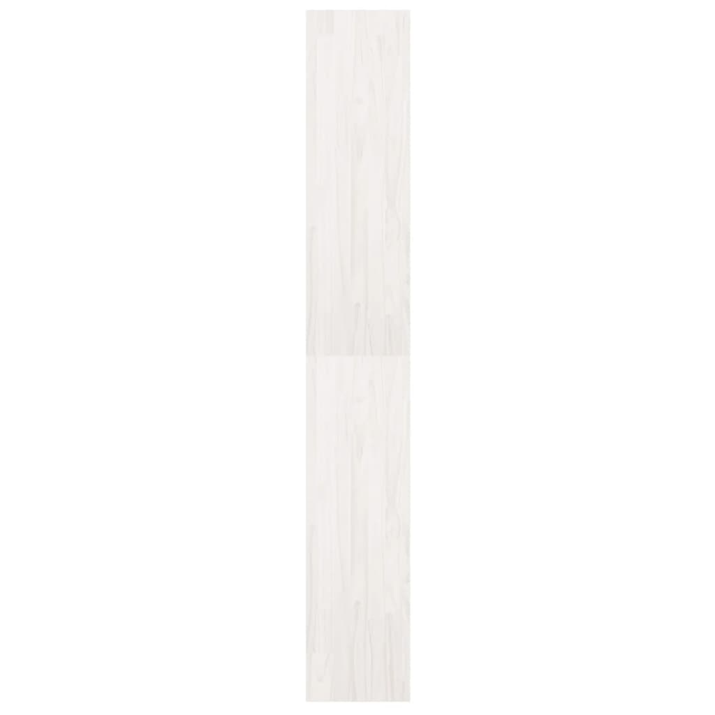 Book Cabinet/Room Divider White 40x30x199 cm Solid Pinewood