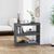Book Cabinet/Room Divider Grey 80x30x71.5 cm Solid Wood Pine