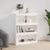 Book Cabinet/Room Divider White 80x30x103.5 cm Solid Wood Pine