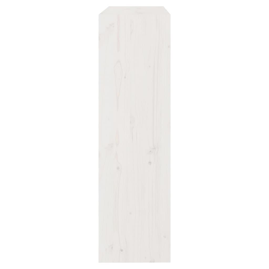 Book Cabinet/Room Divider White 80x30x103.5 cm Solid Wood Pine