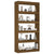 Book Cabinet/Room Divider Honey Brown 80x30x167.4 cm Wood Pine